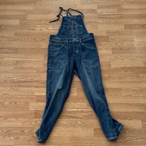 Anthropologie Blue Denim Overalls